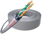 Emtex Cablu F/UTP CAT5E Cupru Emtex EMT-FTP5E-24AWG. 1-PVC-ECA, manta PVC, 24 AWG/1, Fluke Pass, gri, rola 305 m (EMT-FTP5E-24AWG.1-PVC-ECA)