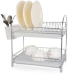 Rosberg Mosogatógép Rosberg R53000E, 34 cm, 2 tálcával, Edénytartó, Króm (R53000Echrome)