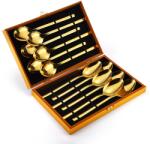 TRENDY S TRENDY'S kanál készlet, rozsdamentes acél, 12 db, arany (TCM-105G)