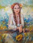 MagicArt Pictură după numere MagicArt - Fată în așteptare (după originalul Miglenei Kirilova) (GX48462)