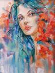 MagicArt Pictură după numere MagicArt - Inimă de culori (după originalul Miglenei Kirilova) (GX48460)