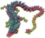 3D Morph Lab 3D Print 3D Morph Lab - Dragon mediu, cristal, gradient, curcubeu, luminescent (3DML1000383)
