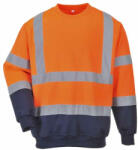 Portwest B306 Jól Láthatósági Pulóver - M, Narancs/Sötétkék