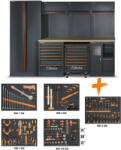 Beta C45PRO 2.0 W/268UT C45PRO 2.0 W műhelyberendezés összeállítás 268 darabos Beta Worker szerszámkészlettel