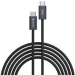 DEVIA Extreme Adatkábel Type-C - Type-C, Cipőfűző, Fekete - fizz - 6 530 Ft