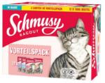 Schmusy RAGOUT Adult in Sauce Multibox 12x100g Csirke, marhahús, lazac, kacsa szószos tasakok