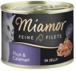 Miamor Feline Filets Tonhal és tintahal galatte 185 g