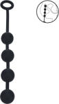 Levelz Round Silicone Anal Balls M 30mm Black