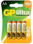 GP Batteries Ultra Aa (lr6) 15au Tartós Alkáli Elem 4db/csom