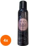 Bi Es Set 4 x Spray de Corp Bi-es Black Night, 150 ml