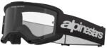  Alpinestars cross szemüveg Vision 3 Wordmark | Fekete - víztiszta lencsével