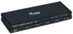 Equip HDMI Video-Splitter - 332717 (4 port, HDMI2.0, 3D, 4K/60Hz, HDR/HDCP Ready, fekete) (332717)
