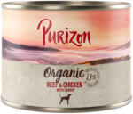 Purizon 12x200g Purizon Organic Marha, csirke & sárgarépa nedves kutyatáp