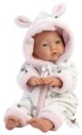 Llorens 63313 LITTLE BABY - păpușă bebeluș realistă cu corp moale din material textil - 32 cm (MA4-63313) Papusa