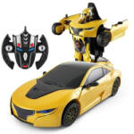 Rastar Távirányítós autó 1: 14 méretarányos - Transformer robot és autó (sárga) (R17817_SARGA)