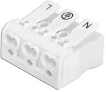  ZLA0958A Oldható vezetékösszekötő, gyorscsatlakozó, 3pólusú, 6x2, 5mm2 (max. 24A) /db