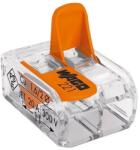  ZLA0957W Oldható vezetékösszekötő, gyorscsatlakozó, 2x(0, 2-4mm2) /db WAGO