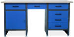 JAN NOWAK FRANK fiókos műhelyasztal, antracit-kék