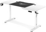 Diablo Chairs DIABLO X-Tensio Állítható magasságú gamer asztal, elektromos íróasztal, 1600 Fehér