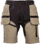 CERVA KEILOR rövid munkásnadrág, Fekete/Bézs, 48