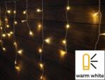TRACON Tracon CHRIOB5WW Karácsonyi jégcsap fényfüggöny, kültéri/beltéri 230VAC, 5+5M, 125LED, 3, 6W, meleg fehér ( 2600-2700K ) színhőmérséklettel, IP44 ( CHRIOB5WW ) (CHRIOB5WW)