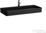 Laufen Val SaphirKeramik 95x42 cm-es mosdó, matt fekete H8102877161041 (H8102877161041)