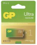GP Batteries GP ultra alkáli 9V-os elem (B02511)