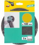 wolfcraft csiszolóháló tépőzáras 5db Ø180mm P120 (5615000)