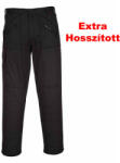 Portwest S887 Action Munkásnadrág Extra Hosszú Fazon - 44, Fekete