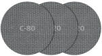 wolfcraft csiszolóháló tépőzáras Ø125mm P80, P120, P220 5db (8464000)