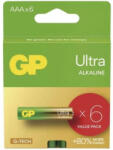 GP Batteries Ultra Aaa (lr03) Tartós Alkáli Elem 6db/csom