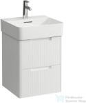 Laufen JUNA 42x40 cm alsószekrény, 2 fiók, VAL H815281 mosdóhoz, matt fehér H4115721092601 (H4115721092601)