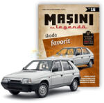 DeAgostini Legendás autók - Skoda Favorit szürke - méretarány 1: 43 (1792-8508)