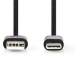 Nedis USB-C - USB 2.0 kábel - 5 W - 2 m (CCGL60601BK20)