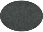 ZicZac Napron ZicZac Truman 45x33 cm, oval, negru Fata de masa