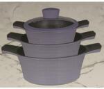 Silver Royal Diamond tapadásmentes 3db-os edényszett, lila (SR-6060-lila)