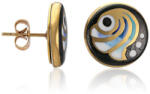  ZEMA Art Deco porcelán fülbevaló 9433-0014