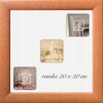 Marek & Darek Fotókeret 20x20 CM 25 MM Fa Narancssárga Kopott (5904996596064)