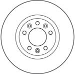 TRW DF6121 féktárcsa (1db)