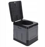  Autós Wc, Földre, Hikingolók Számára Fedéllel Fekete/szürke (2718230199111)