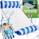 KRUMAD Függőágy Vízi Úszó Matrac Felfújható Napozóágy Hálóval Strand Medence (KMDW126)