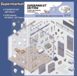 Simno - Szupermarket - matricajelenet 1 darabos kirakó (6941776312482)