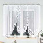  Függöny fehér 150x400 jacquard függöny 400x150 béka glamour panelek (150x400)