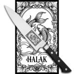 Satake Satoru Gyuto (Séf kés, szakácskés) japán konyhakés HOROSZKÓP HALAK - Japán minőség a konyhában (12-802-789-horoszkop-halak)