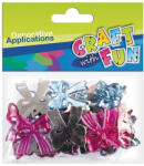 PD Kreatív CF dekor kristály masni 30 db/csomag (339080)