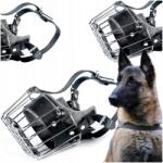 Dingo Kutya Szájkosár Fém Megerősített Kerület 28CM L Dingo Német Juhászkutya (14014)