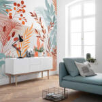 Komar Modern színes levélmintás fotótapéta