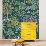 Komar Színes dzsungel és állatmintás vlies fotótapéta