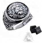 Ulex Premium Női gyűrű Oroszlánnal Ezüst karikagyűrű minta 925 méret 24 (P 4311 Bg/24)