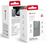 Forcell F-Energy F5K8 MagSafe kompatibilis powerbank / külső akkumulátor, 15W, 5000mAh, QC4.0, ezüst / szürke
